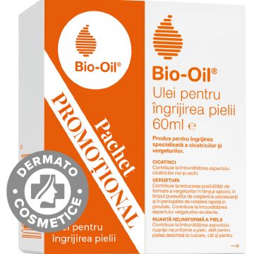 Pachet ulei pentru ingrijirea pielii 1 + 50% reducere la al doilea produs, 2 x 60ml, Bio-Oil