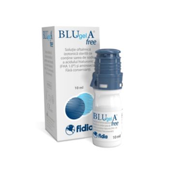 Solutie oftalmica Blu Gel A 0.3% Free, 10ml, Fidia