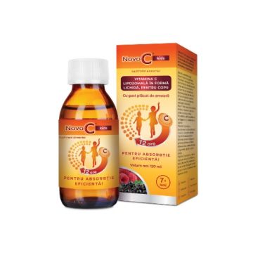 Novo C Kids vitamina C lipozomala solutie orala - 120ml