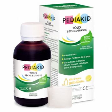 Pediakid Sirop Toux seche & grasse sirop pentru tuse seaca si expectoranta - 125ml