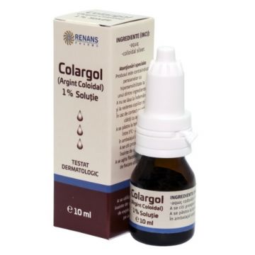 Colargol solutie de argint coloidal 1% - 10ml Renans