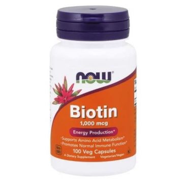 Now Biotin 1000 mcg 100 vcaps