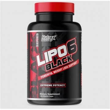 Nutrex Lipo 6 Black US yohimbine 120 caps