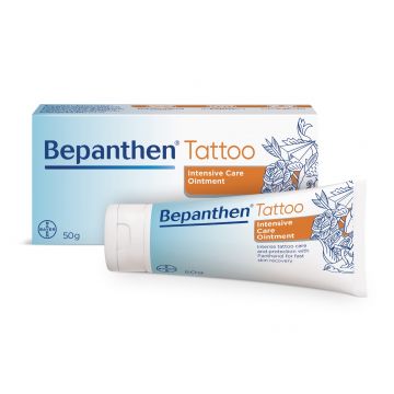 Unguent pentru ingrijirea tatuajelor Bepanthen Tattoo, 50g, Bayer