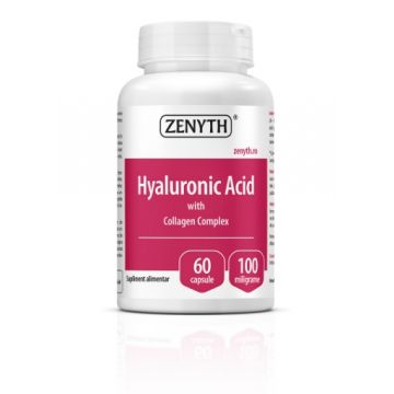 Zenyth Acid hialuronic si Colagen complex - 60 capsule