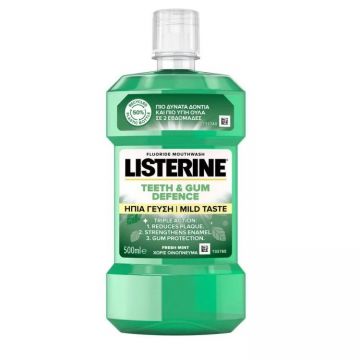 Apa de gura antiseptica Teeth and Gums Defense, 500ml, Listerine