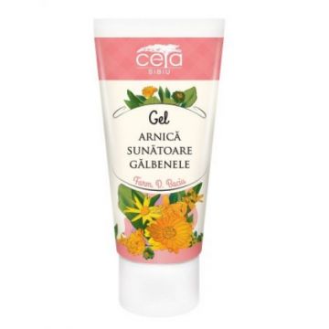 Ceta Gel cu extracte de arnica, sunatoare si galbenele - 50ml