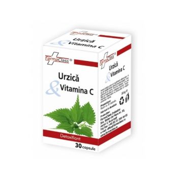 FarmaClass Urzica si Vitamina C - 30 capsule