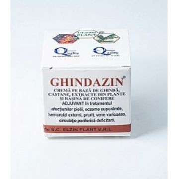 Elzin Plant Ghindazin Crema cu extract de ghinda si conifere - 50ml