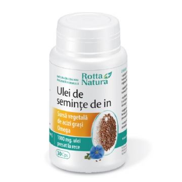 Rotta Natura Ulei de seminte de in 1000mg - 30 capsule