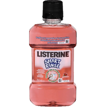 Apa de gura pentru copii Smart Rinse, 250ml, Listerine