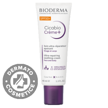 Crema reparatoare SPF 50+ Cicabio, 40ml, Bioderma