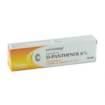 Santaderm Crema cu D-Panthenol 6% 50 ml