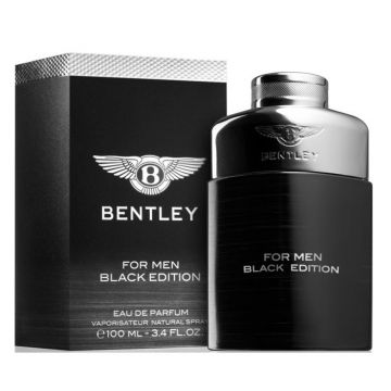 Bentley for Men Black Edition, Apa de Parfum, Barbati (Gramaj: 100 ml)