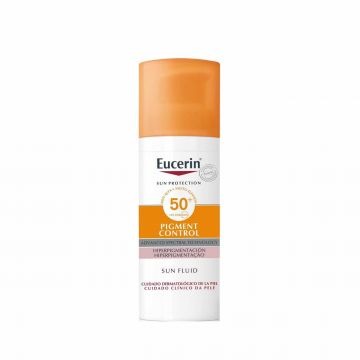 Emulsie cu SPF 50+ impotriva hiperpigmentarii tenului Sun Protection Eucerin, 50 ml
