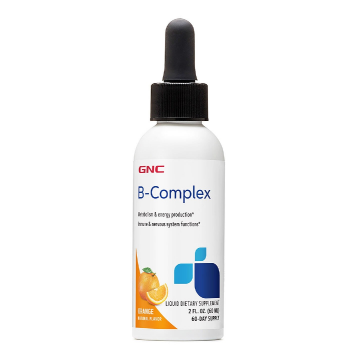 GNC B-Complex Lichid cu Aroma de Portocale, 60 ml