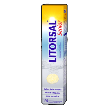 Litorsal Senior, 24 comprimate efervescente, Zdrovit