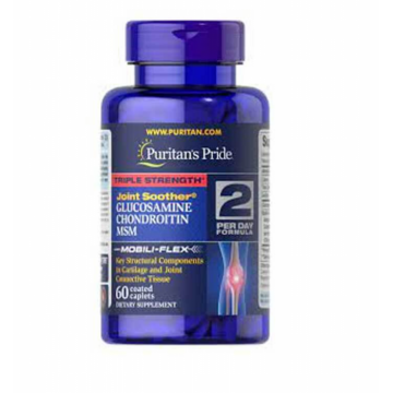 Puritan s Pride Triple Strength Glucosamine, Chondroitin, MSM 60 caplets