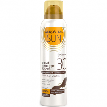 Spuma protectie solara SPF30 Sun, 150ml, Gerovital