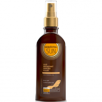 Ulei bronzant pentru plaja Sun, 150ml, Gerovital