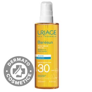 Ulei uscat cu protectie solara SPF 30 Bariesun, 200 ml, Uriage