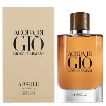Armani Acqua di Gio Absolu, Barbati, Apa de Parfum (Concentratie: Apa de Parfum, Gramaj: 75 ml)