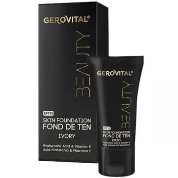 Fond de ten Gerovital Beauty, 30 ml (Nuanta fond de ten: Ivory)