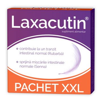 Laxacutin Pachet XXL 42 comprimate Zdrovit
