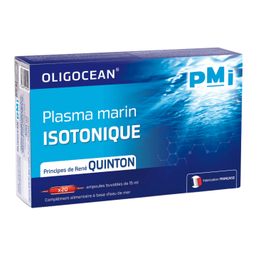 Plasma marina Isotonica PMI, 20 fiole*15 ml, Oligocean