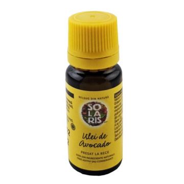 Ulei de avocado presat la rece, 10ml, Solaris