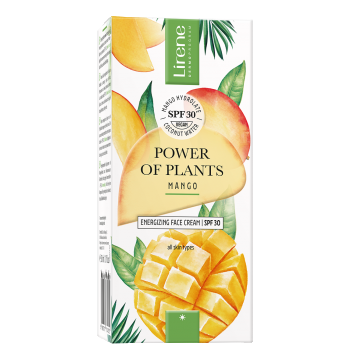 Crema energizanta cu SPF30 Power of Plants Mango, 50ml, Lirene