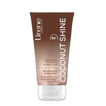 Crema iluminatoare Coconut Shine Perfect Tan, 150ml, Lirene