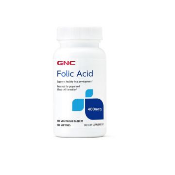 GNC Acid Folic 400 mcg 100 tablete