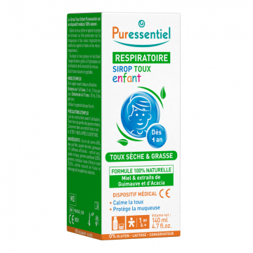 Sirop de tuse copii Respiratory, 140 ml, Puressentiel