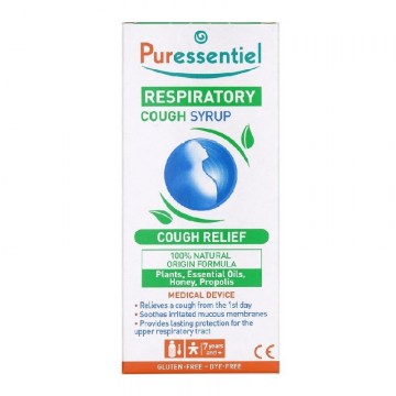 Sirop de tuse Respiratory, 125 ml, Puressentiel