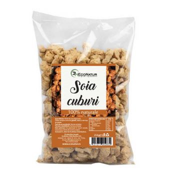 Soia cuburi, 250g, EcoNatur