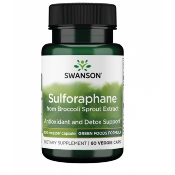 Swanson Sulforaphane 400 mcg 60 vcaps