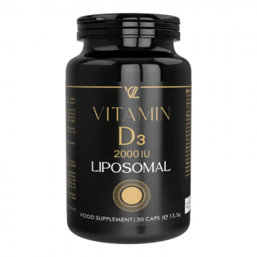 Vitamina D3 Liposomala, 2000 UI, 30 capsule vegetale, Vita Code Lab