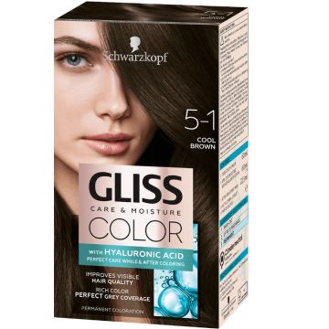 Vopsea de par Color 5-1 Saten Rece, 143ml, Gliss