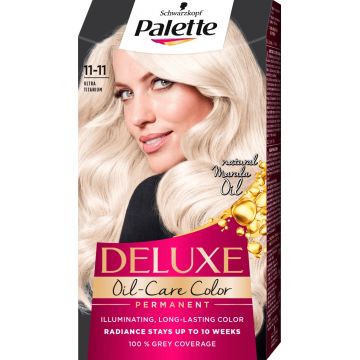 Vopsea de par permanenta 11-11 Blond Ultra Titan Deluxe , 130ml, Palette