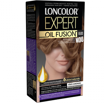 Vopsea de par permanenta Expert Oil Fusion Nr 8.83, 115ml, Loncolor