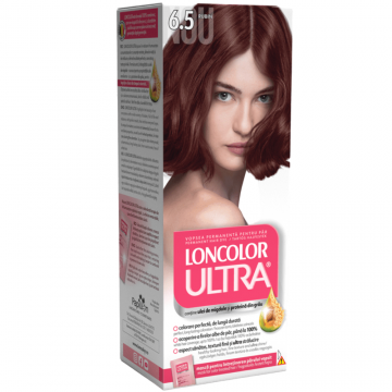 Vopsea de par permanenta Ultra Nr. 6.5, 110ml, Loncolor