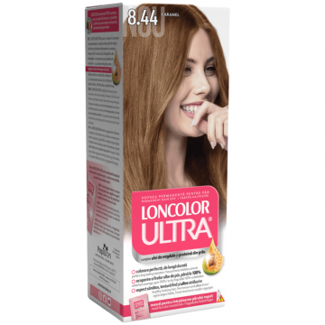 Vopsea de par permanenta Ultra Nr. 8.44, 110ml, Loncolor