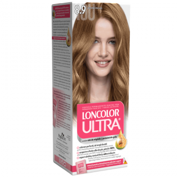 Vopsea de par permanenta Ultra Nr. 8.9, 110ml, Loncolor