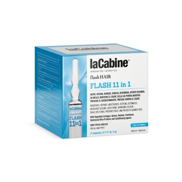 Fiole Flash Hair Flash 11 in 1, La Cabine, 7 fiole x 5 ml