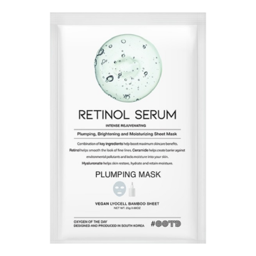 Masca tip servetel cu retinol, 25 g, OOTD