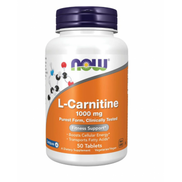 Now L-Carnitine 1000mg 50 tab