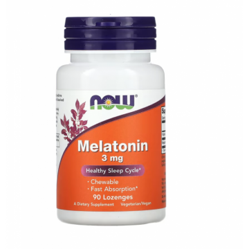 Now Melatonin 3 mg 90 lozenges