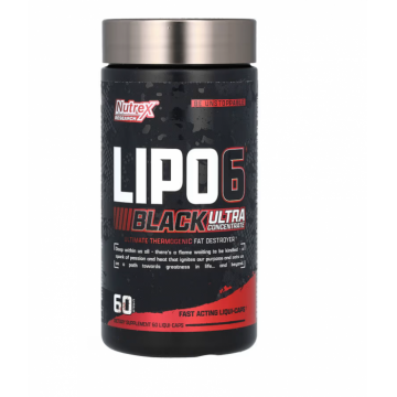 Nutrex Lipo 6 Black Ultraconcentrate 60 liqui-caps US