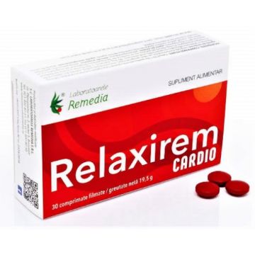 Remedia Relaxirem Cardio - 30 comprimate filmate